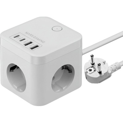 POWERCUBE MARS GAMING MD-CUBE35W 4 USB 3 TOMAS