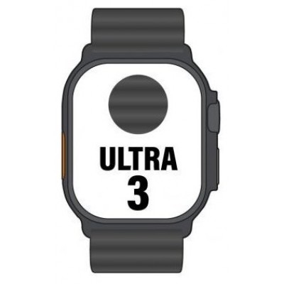 APPLE WATCH ULTRA 3 CAJA TITANIO NEGRA 49mm CORREA OCEAN NEGRA (Espera 4 dias)