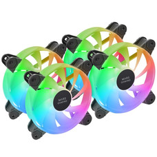 KIT 4xVENTILADOR INTERNO ARGB MARS GAMING MF4A 120mm KIT 4xVENTILADOR INTERNO ARGB MARS GAMING MF4A 120mm