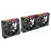 KIT 3 VENTILADORES AUXILIAR MF-LINKFINITY 2 NEGRO MARS GAMING (Espera 4 dias)