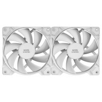 KIT 2 VENTILADORES AUXILIAR MFPWMX2 BLANCO MARS GAMING (Espera 4 dias)