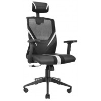 SILLA ERGONOMICA MARS GAMING MGCERGOBBGR GRIS RESPALDO
