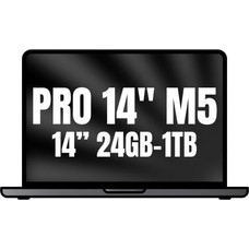 MACBOOK PRO APPLE 14"" M5 PRO 15CORE CPU+16CORE GPU 24GB 1TB NEGRO ESPACIAL (Espera 4 dias) MACBOOK PRO APPLE 14"" M5 PRO 15CORE CPU+16CORE GPU 24GB 1TB NEGRO ESPACIAL (Espera 4 dias)