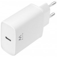 CARGADOR EWENT USB-C AC PD 1 PUERTO (20W) BLANCO