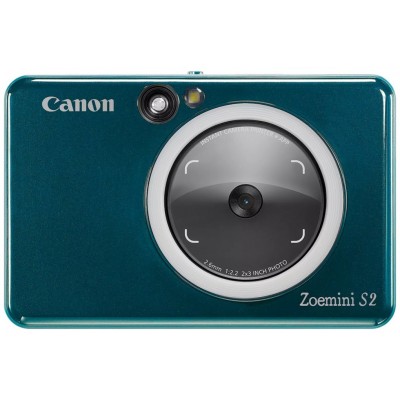 CANON CAMARA IMPRESORA INSTANTANEA ZOEMINI S2 AZUL TURQUESA/ 8MP/ BLUETOOTH/ CAPACIDAD 10 HOJAS