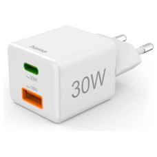 CARGADOR USB GaN HAMA 00201992 30W 1xUSB-C PD 1xUSB-A CARGADOR USB GaN HAMA 00201992 30W 1xUSB-C PD 1xUSB-A