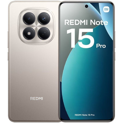 SMARTPHONE XIAOMI REDMI NOTE 15 PRO 6,83 8GB/256GB TITANIUM COLOR SMARTPHONE XIAOMI REDMI NOTE 15 PRO 6,83 8GB/256GB TITANIUM COLOR