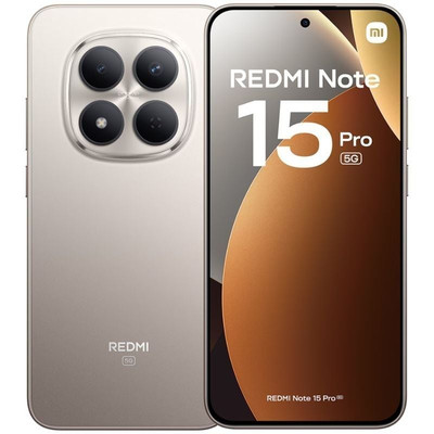 SMARTPHONE REDMI NOTE 15 PRO 5G (8+256GB) TITANIO XIAOMI (Espera 4 dias) SMARTPHONE REDMI NOTE 15 PRO 5G (8+256GB) TITANIO XIAOMI (Espera 4 dias)
