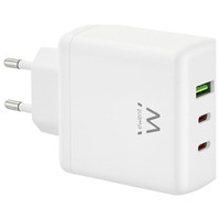 CARGADOR MOVIL EWENT EW1333 GAN RAPIDO 65W 2XUSB-C PD USB-A QC CARGADOR MOVIL EWENT EW1333 GAN RAPIDO 65W 2XUSB-C PD USB-A QC