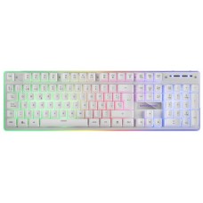 TECLADO MARS GAMING MK220 USB BLANCO FRGB (Espera 4 dias)