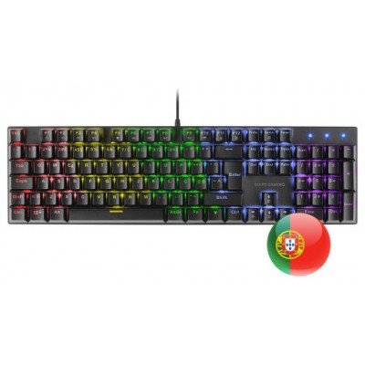 TECLADO MECANICO MARS GAMING MK422 EN PORTUGUES BLACK
