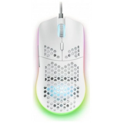 MOUSE MARS GAMING RGB MMAX DISEO HIVE WHITE 12400dpi