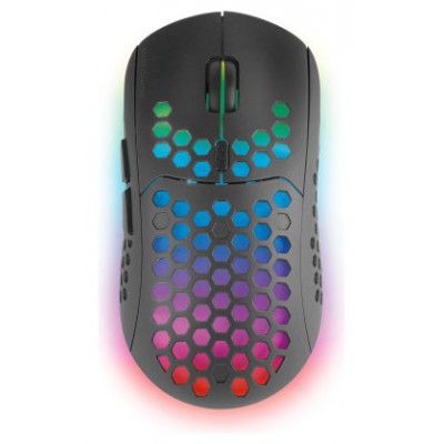 MOUSE MARS GAMING WIRELESS RGB MMW3 BLACK USB 2.4G