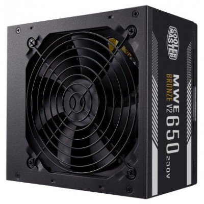 FUENTE ALIMENTACION COOLER MASTER MWE BRONZE V2 650W 230V 80+ BRONZE MPE-6501-ACABW-BEU (Espera 4 dias)