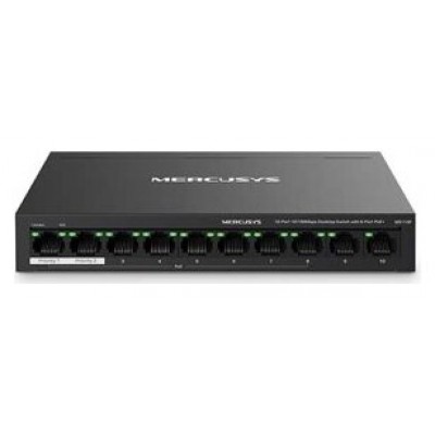 SWITCH POE+ NO GESTIONABLE MERCUSYS MS110P 10P 10/100