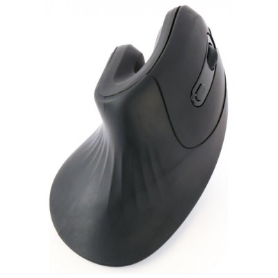 RATON OPTICO INALAMBRICO GEMBIRD ERGONOMICO DE 6 BOTONES, NEGRO