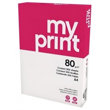 PAQUETE 500H PAPEL ECONOMY 80GR A4 MY PRINT CIE 136 MYP0800034 (Espera 4 dias)