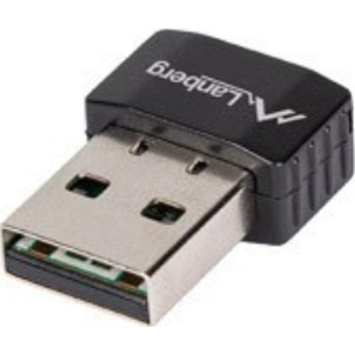ADAPTADOR &Acirc; RED LANBERG USB 2.0 WIFI 6 AX300 2.4GHZ 300MB/S NANO