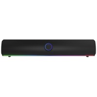 BARRA DE SONIDO BLUETOOTH GENESIS HELIUM 312BT 2.0 RGB 10W NEGRA