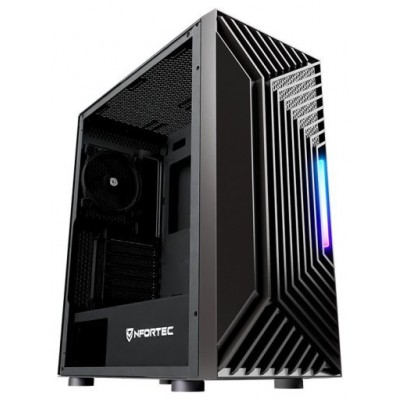 CAJA DE PC GAMING NFORTEC NERVIA SEMITORRE ATX A-RGB CAJA DE PC GAMING NFORTEC NERVIA SEMITORRE ATX A-RGB