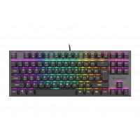 TECLADO GAMING GENESIS THOR 303 TKL RGB NEGRO MECANICO SWITCH OUTEMU ROJO