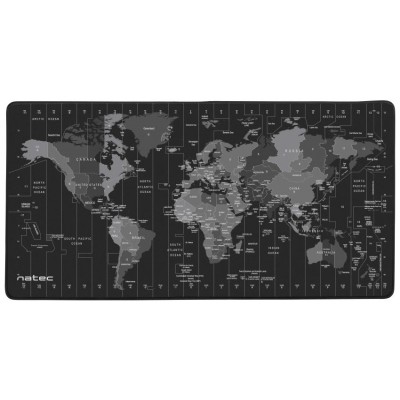 ALFOMBRILLA NATEC TIME ZONE MAP MAXI 800X400 MM