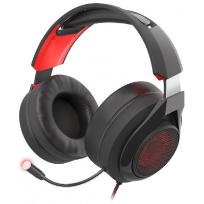 AURICULARES GAMING GENESIS RADON 610 7.1 USB PC,PS4,PS5 y SWITCH NEGRO-ROJO