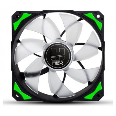 NOX H-Fan LED Carcasa del ordenador Ventilador 12 cm Negro, Verde, Blanco (Espera 4 dias)