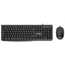 Nilox Teclado y raton Usb NXKME0012 Negro Nilox Teclado y raton Usb NXKME0012 Negro
