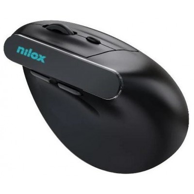 Nilox Rat&oacute;n Wir Vertical Rec. Silen 1600 DPI Negro