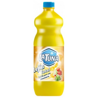 CAJA 15 BOTELLAS DE 1 LITRO LEJIA LA TUNA OQ001 (Espera 4 dias)