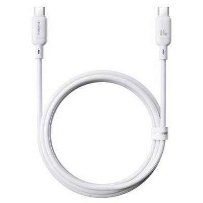 OS-BASEUS SILKY SERIES FAST CHARGING CABLE TYPE-C TO TYPE-C 100W 1M MOON WHITE (Espera 4 dias) OS-BASEUS SILKY SERIES FAST CHARGING CABLE TYPE-C TO TYPE-C 100W 1M MOON WHITE (Espera 4 dias)