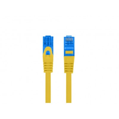 CABLE RED LANBERG CAT.6A S/FTP LSZH CCA 10M AMARILLO FLUKE PASSED