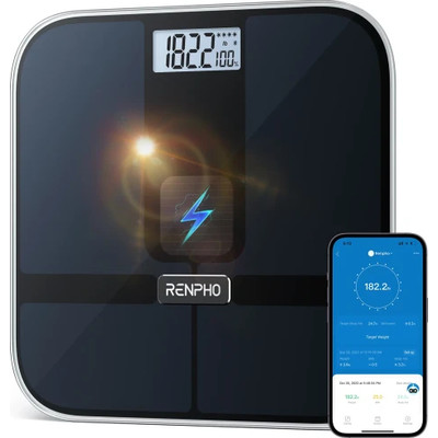 RENPHO ELIS 2 - SMART BODY SCALE - ITO - BLE - 3AAA - 11X11X1INCH BLACK PT (Espera 4 dias) RENPHO ELIS 2 - SMART BODY SCALE - ITO - BLE - 3AAA - 11X11X1INCH BLACK PT (Espera 4 dias)
