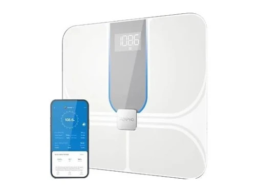 RENPHO ELIS ASPIRE C - SMART WIFI BODY SCALE - ITO - 3AAA - 11X11X1IN/28X28X2.5CM - WHITE (Espera 4 dias) RENPHO ELIS ASPIRE C - SMART WIFI BODY SCALE - ITO - 3AAA - 11X11X1IN/28X28X2.5CM - WHITE (Espera 4 dias)