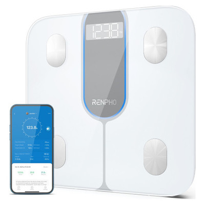 RENPHO ELIS 1C - SMART BODY SCALE - BLE - 3AAA - 11X11X1INCH / 28X28X2.5CM – WHITE PT (Espera 4 dias) RENPHO ELIS 1C - SMART BODY SCALE - BLE - 3AAA - 11X11X1INCH / 28X28X2.5CM – WHITE PT (Espera 4 dias)
