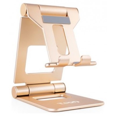 SOPORTE ELEVADOR PARA TELEFONO/TABLETS DORADO TOOQ (Espera 4 dias)