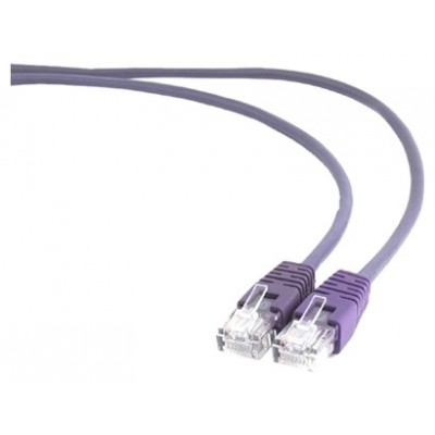 CABLE RED CAT5E GEMBIRD UTP VIOLETA 1M