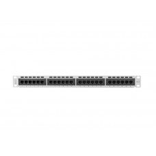 PATCH PANEL LANBERG CAT.6 UTP 24 PUERTOS 1U RACK 19" GRIS