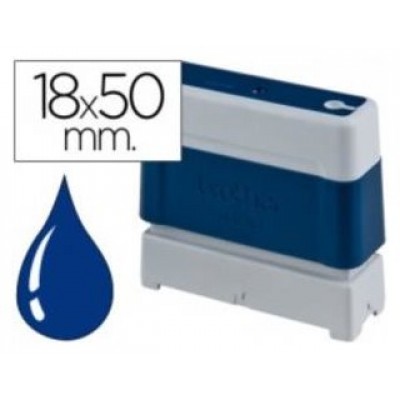 PR1850E UNITARIO INK STAMP BLUE 18 X 50 MM