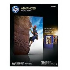 HP Papel Advanced glossy photo, 250g/m2, 13x18cm borderless, 25 hojas