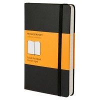 LIBRETA CLASICA TAPA DURA NEGRA L (13X21CM) RAYAS MOLESKINE QP060 (Espera 4 dias)