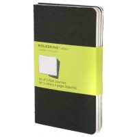 SET DE 3 LIBRETAS CAHIER NEGRAS P (9X14CM) LISA MOLESKINE QP313 (Espera 4 dias)