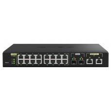 QNAP QSW-M2116P-2T2S switch Gestionado L2 Energía sobre Ethernet (PoE) Negro (Espera 4 dias)