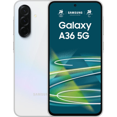 SMARTPHONE SAMSUNG GALAXY A36 8GB 256GB 5G AWESOME WHITE SMARTPHONE SAMSUNG GALAXY A36 8GB 256GB 5G AWESOME WHITE