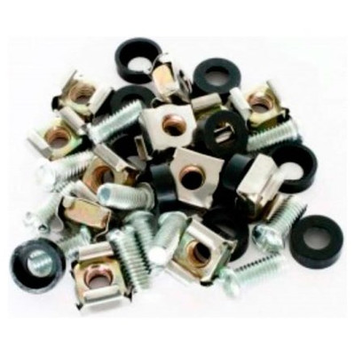PEPEGREEN TUERCAS Y TORNILLOS METALICOS PARA RACK (bolsa 100 uds.) PEPEGREEN TUERCAS Y TORNILLOS METALICOS PARA RACK (bolsa 100 uds.)