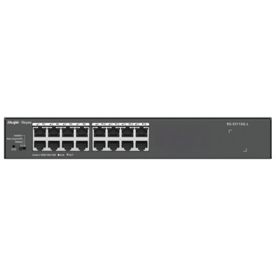SWITCH RUIJIE RG-ES116G-L 16 PUERTOS GIGABIT METAL HOUSING