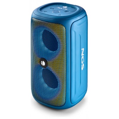 NGS ALTAVOZ PORTATIL BT RGB IPX5 ROLLERBEASTAZURE