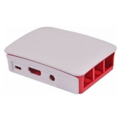 Raspberry caja oficial para Pi 3 - Color rojo/blanco