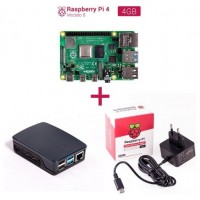 Kit raspberry Pi 4 2 GB. Incluye caja negra Kit raspberry Pi 4 2 GB. Incluye caja negra